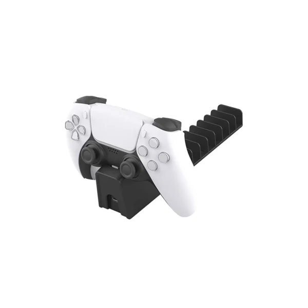 Base de Carga Joystick con Soporte de Juegos para PS5 Negra