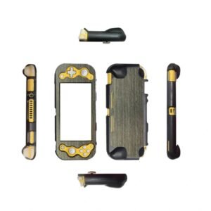 Estuche protector rigido aluminio para Nintendo Switch Lite negro