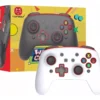 Joystick Inalámbrico con Botones Pro Personalizados Para Nintendo Switch PC IOS Android Blanco y Rojo