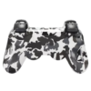 Joystick Inalambrico Compatible Con Ps3 Camuflado Negro Blanco