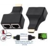 Adaptador Extensor Hdmi Por Cable de Red Utp Cat 5e y 6 Rj45 Hasta 30mts
