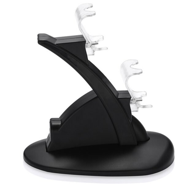 Base Cargador Dual Joystick Control Mando Para Ps4 Negra