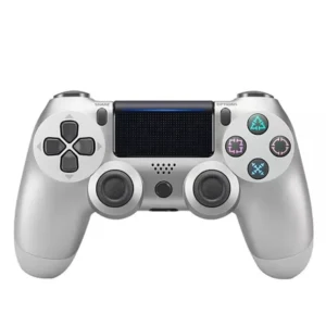 Joystick Inalambrico Compatible Para Ps4 Plata