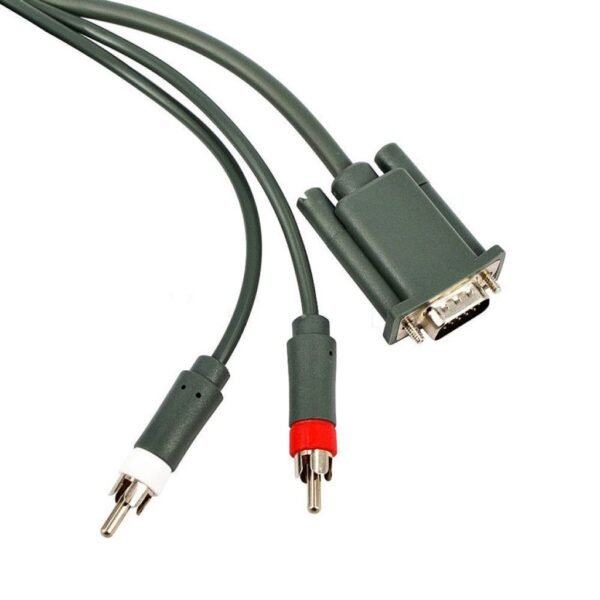Cable Imagen Video Vga y Rca Audio Para Xbox 360