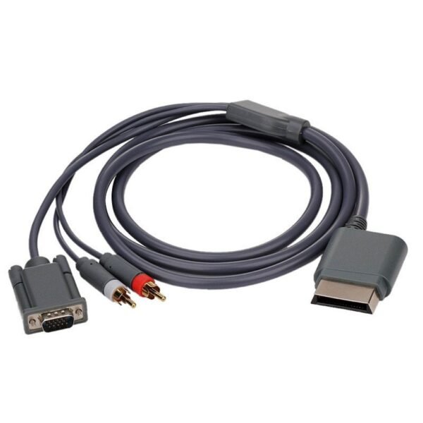 Cable Imagen Video Vga y Rca Audio Para Xbox 360