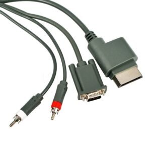 Cable Imagen Video Vga y Rca Audio Para Xbox 360