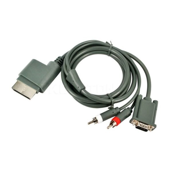 Cable Imagen Video Vga y Rca Audio Para Xbox 360