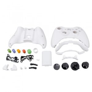 Carcasa Joystick Inalambrico Para Xbox360 Blanca