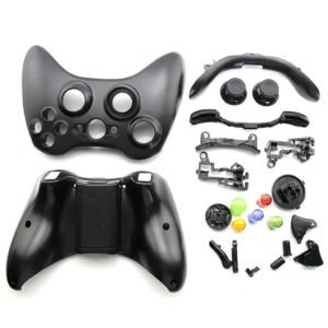 Carcasa Joystick Inalambrico Para Xbox360 Negra