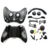 Carcasa Joystick Inalambrico Para Xbox360 Negra