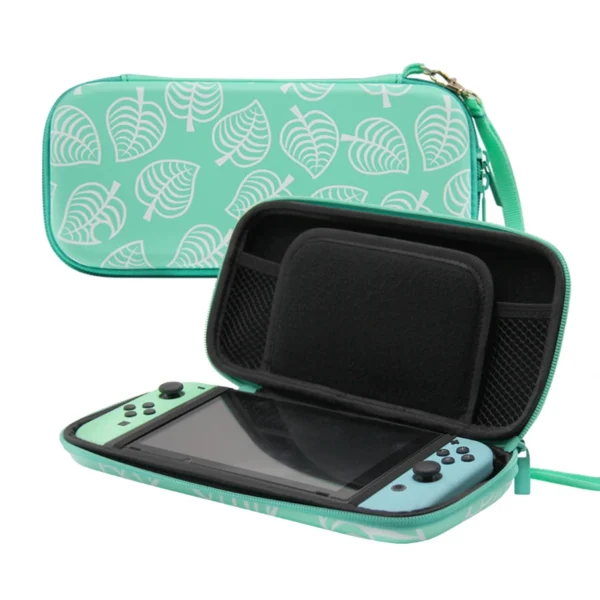 Funda Estuche Transporte Protectora Rigida Para Nintendo Switch Green Fall