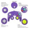 Joystick Control Mando Para Game Cube y Wii Violeta
