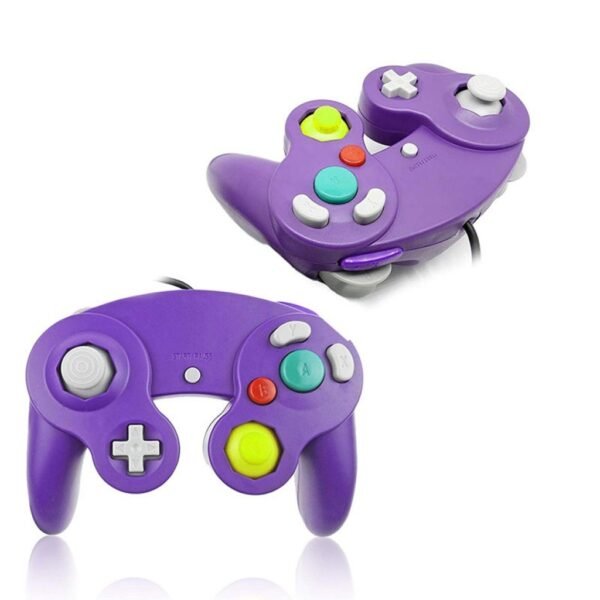 Joystick Control Mando Para Game Cube y Wii Violeta