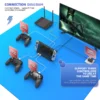 Base Dock con Ethernet de 1000 Mbps Para Switch y Switch OLED