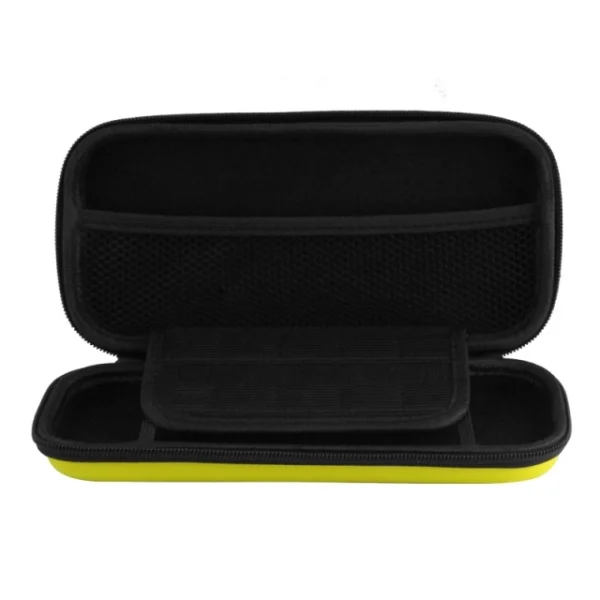 Funda estuche transporte protectora rigida para Nintendo Switch Lite amarilla