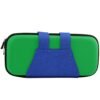 Funda estuche transporte protectora rigida para Nintendo Switch atuendo azul y verde
