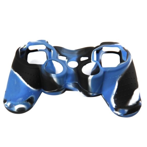 Funda Protector de Silicona Joystick Para Ps3 Camuflado Azul