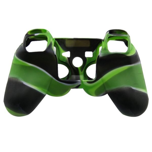 Funda Protector de Silicona Joystick Para Ps3 Camuflado Verde