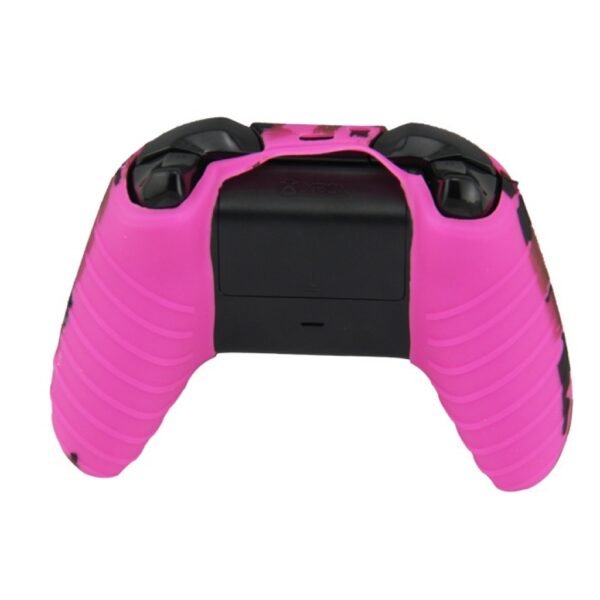 Funda Protector Silicona de Joystick Para Xbox One Camuflado Rosa