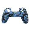 Funda Protector de Silicona Joystick Para Ps4 Camuflado Azul