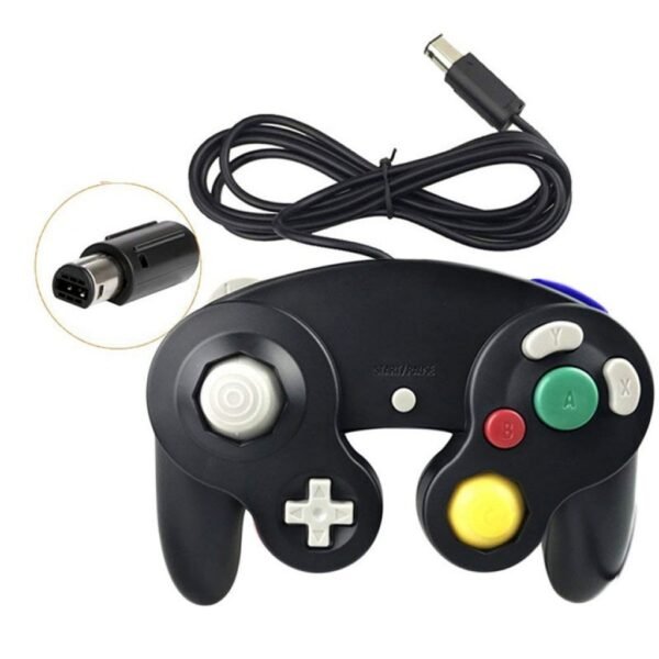 Joystick Control Mando Para Game Cube y Wii Negro
