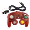 Joystick Control Mando Para Game Cube y Wii Rojo Transparente
