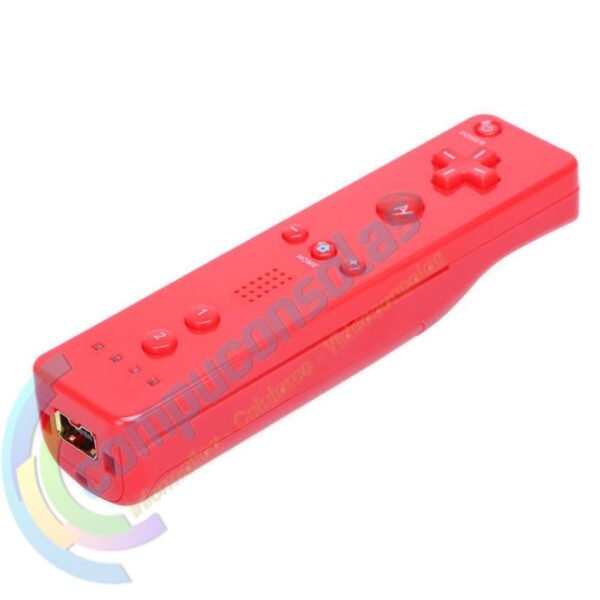 Joystick Compatible Wiimote Con Motion Plus + Nunchuk Rojo