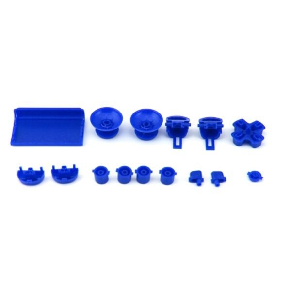 Kit Botones Plasticos Joystick Para Ps4 V4 Azul