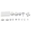 Kit Botones Plasticos Joystick Para Ps4 V4 Blanco