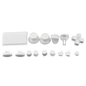 Kit Botones Plasticos Joystick Para Ps4 V4 Blanco