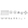 Kit Botones Plasticos Joystick Para Ps4 V4 Blanco