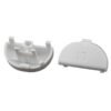 Kit Botones Plasticos Joystick Para Ps4 V4 Blanco