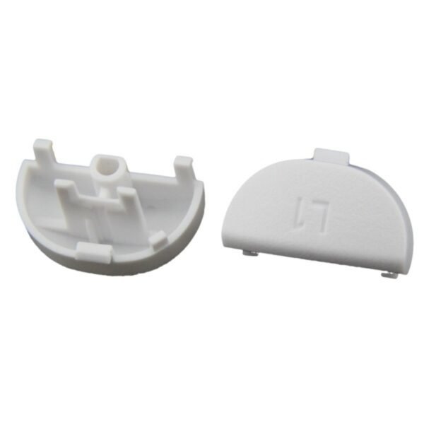 Kit Botones Plasticos Joystick Para Ps4 V4 Blanco