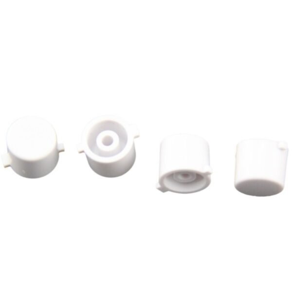 Kit Botones Plasticos Joystick Para Ps4 V4 Blanco