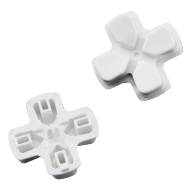 Kit Botones Plasticos Joystick Para Ps4 V4 Blanco