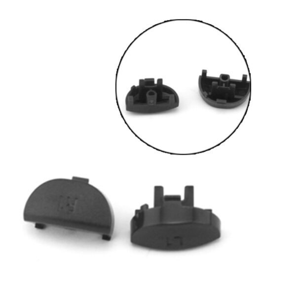 Kit Botones Plasticos Joystick Para Ps4 V4 Negro