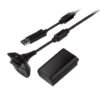 Kit Carga y Bateria de Joystick Para Xbox360 Negro