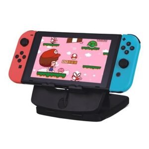 Base soporte ajustable y almacenamiento de juegos para Nintendo Switch