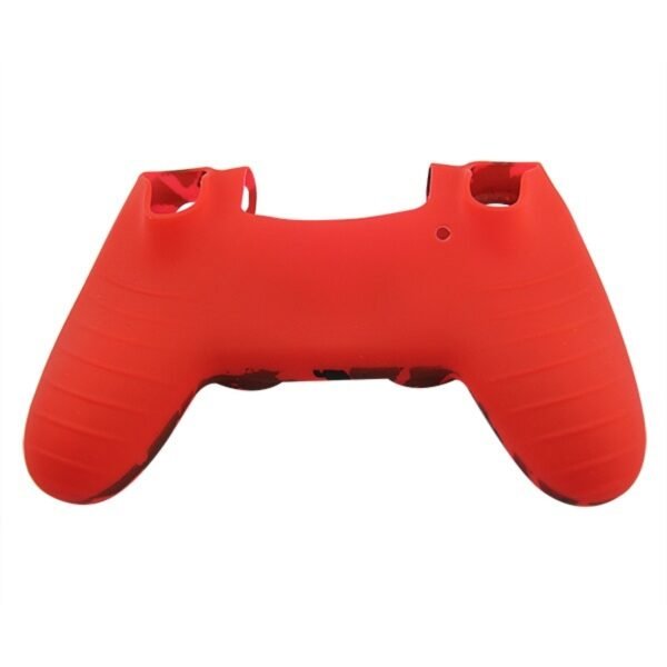 Funda Protector de Silicona Joystick Para Ps4 Camuflado Rojo