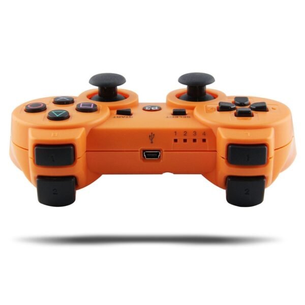 Joystick Inalambrico Compatible Con Ps3 Naranja