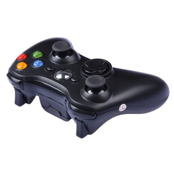 Joystick Inalambrico + Receptor Usb Compatible Para Xbox360 y Pc Negro