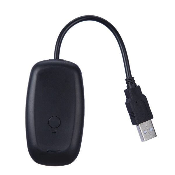 Joystick Inalambrico + Receptor Usb Compatible Para Xbox360 y Pc Negro