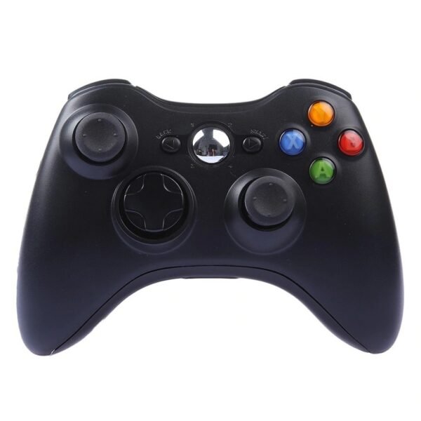 Joystick Inalambrico + Receptor Usb Compatible Para Xbox360 y Pc Negro
