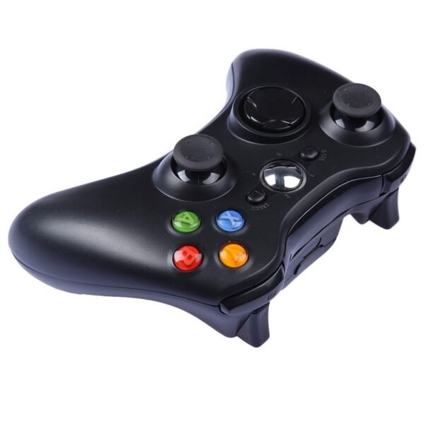 Joystick Inalambrico + Receptor Usb Compatible Para Xbox360 y Pc Negro