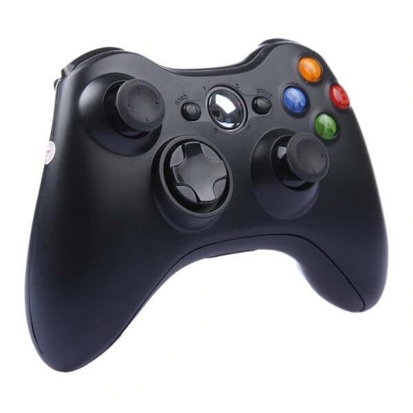 Joystick Inalambrico + Receptor Usb Compatible Para Xbox360 y Pc Negro