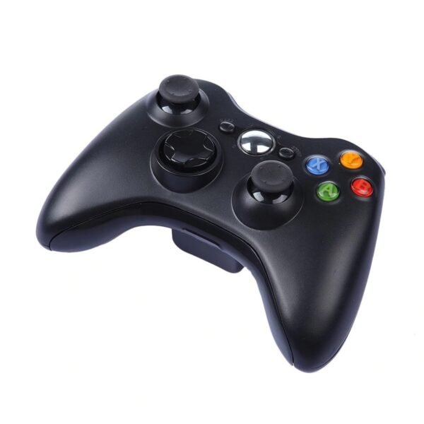Joystick Inalambrico + Receptor Usb Compatible Para Xbox360 y Pc Negro