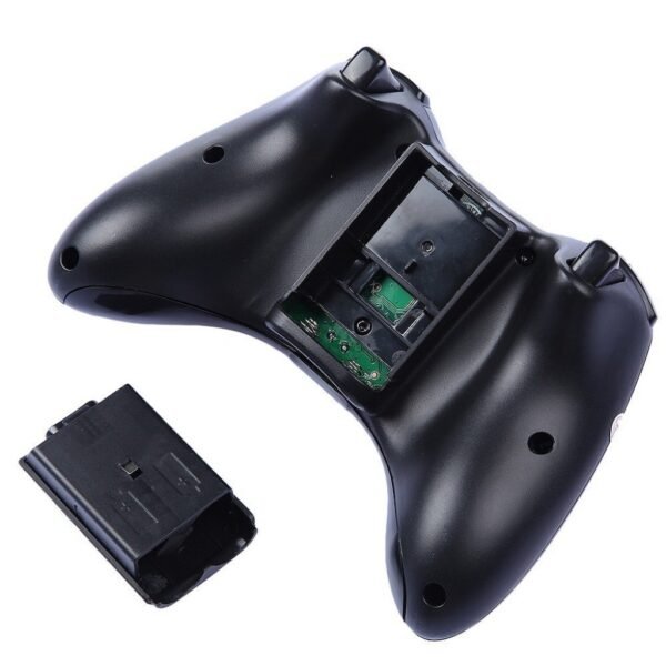 Joystick Inalambrico + Receptor Usb Compatible Para Xbox360 y Pc Negro