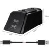 Base Con Imagen Indicadora de Carga Joystick Puerto Usb Inferior Para Ps4