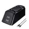 Base Con Imagen Indicadora de Carga Joystick Puerto Usb Inferior Para Ps4