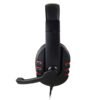 Auriculares gamer con microfono para Ps4 Ps5 Xbox One Series S|X Switch y celular negro y rojo